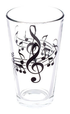 AIM Gifts Music Sales Pint Glass - Wavy Staff