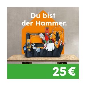 Globus Baumarkt Geschenkgutschein 25 EUR Geschenkkarte per E-Mail