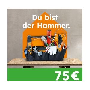 Globus Baumarkt Geschenkgutschein 75 EUR Geschenkkarte per E-Mail