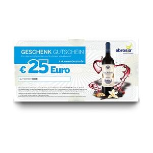 ebrosia Geschenkgutschein 25 Euro