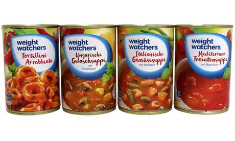 Groupon Goods Global GmbH 8er-, 16er-, 24er- oder 32er-Set Weight Watchers Suppen in 4 Sorten