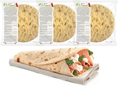 Groupon Goods Global GmbH 2, 4, 6, 12 oder 18 Line@Diet Piadine IperProteica mit hohem Proteingehalt