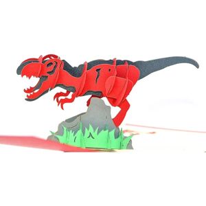 Dinosaur 3d Popup lykønskningskort Blankt kort velegnet til de fleste lejligheder