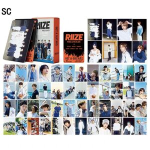 55 stk/sæt Riize - Få et guitardebutalbum Small Card Lomo Card Sohee Support Fan Collection Gavepostkort Fotokort Kpop SC-55pcs-RIIZE