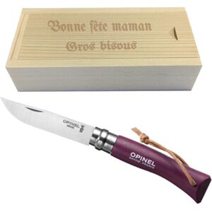 Ocadeau Couteau Opinel Violine 7 grave