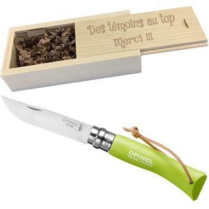 Ocadeau Couteau Opinel 7 Vert