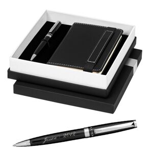 Ocadeau Coffret bloc note et stylo Luxe gravé