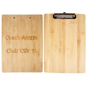 Ocadeau Clipboard bois gravé