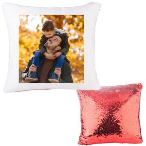 Ocadeau Coussin rouge sequin photo