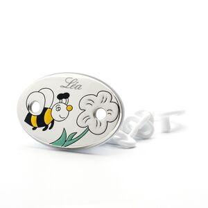 PremierCadeau Attache tetine abeille - Argent massif