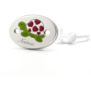 PremierCadeau Attache tétine tortue - Argent massif