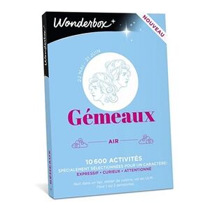 Wonderbox Coffret cadeau Gémeau - Publicité