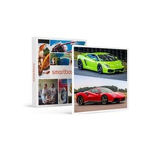 Smartbox Coffret Cadeau - Stage de pilotage multivolant : 2 tours en Lamborghini Gallardo et 2 tours en Ferrari 488 sur le circuit de Nogaro- Sport & Aventure - Publicité