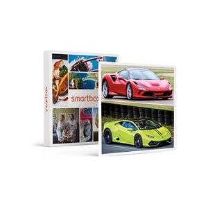 Smartbox Coffret Cadeau - Stage de pilotage multivolant : 2 tours en Lamborghini Huracán et 2 tours en Ferrari F8 sur le circuit de Mirecourt- Sport & - Publicité