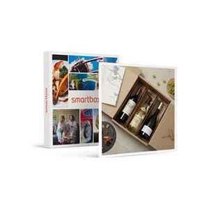 Smartbox Coffret Cadeau - Coffret de 3 bouteilles : vin rouge et vin blanc livrés à domicile- Gastronomie - Publicité