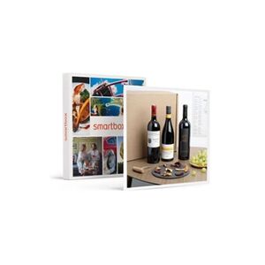 Smartbox Coffret Cadeau - Coffret de 3 bouteilles de vin rouge livré à domicile- Gastronomie - Publicité