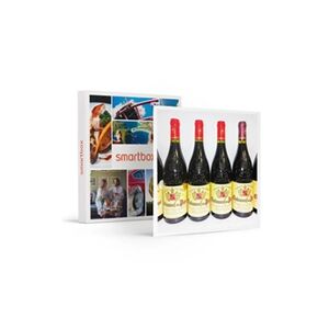 Smartbox Coffret Cadeau - Assortiment de 6 bouteilles de châteauneuf-du-pape livré à domicile- Gastronomie - Publicité