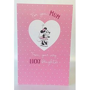 Disney Minnie Mouse Pour vous maman à partir de votre carte fille chanceux Fête des Mères - Publicité