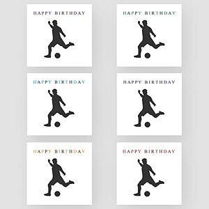 Marvello Lot de 12 cartes d'anniversaire multicolores avec enveloppes de qualité supérieure Couleurs assorties Intérieur vierge Pour lui, fils, amis, papa, oncle - Publicité