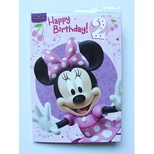 Disney Minnie Mouse Age 2 par Hallmark Carte d'anniversaire Inscription Happy Birthday - Publicité