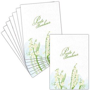 MERCI-FACTEUR.COM Carte 1er Mai et Muguet — 8 Cartes Postales ➽ 3 Formats Dispos — Carte Porte Bonheur Et Brins De Muguet Du 1er Mai - Publicité