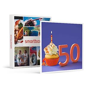 Smartbox Coffret Cadeau Femme Homme Joyeux Anniversaire ! pour Homme 50 Ans idée Cadeau Anniversaire 1 séjour ou 1 activité pour 1 ou 2 Personnes - Publicité