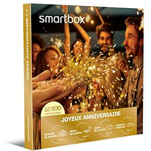 SMARTBOX Coffret Cadeau d'anniversaire Idée cadeau original our homme ou femme Expériences d'exception : Séjours, gastronomie, aventure - Publicité