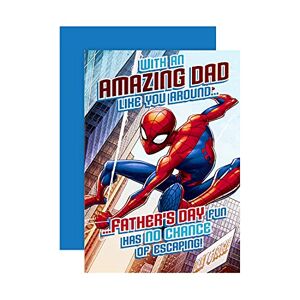 Hallmark Carte de fête des pères pour Papa Motif Marvel Spider-Man - Publicité