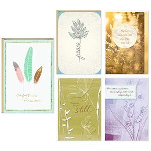Hallmark Assortiment de 5 cartes de condoléances avec enveloppes pour l'année des soins - Publicité