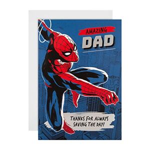 Hallmark Carte de fête des pères pour papa – Marvel Spider-Man - Publicité