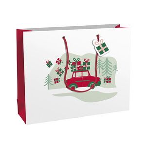 Clairefontaine Sac cadeau de Noël 'Hohoho', shopping - Lot de 7