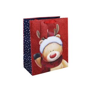 Clairefontaine Sac cadeau de Noël 'Renne', moyen - Lot de 7