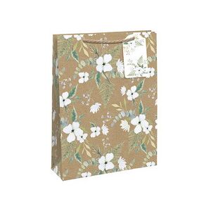 Clairefontaine Sac cadeau 'Fleurs', moyen - Lot de 7