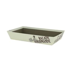 CREAPAK balade gourmande corbeille carton rectangle 33x20x6 cm - carton de 30