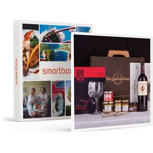 Non communiqué SMARTBOX - Coffret Cadeau Panier gourmand L'Étoilé à domicile : piperade, rillettes, terrines, pâte à tartiner et vin-Gastronomie - Publicité