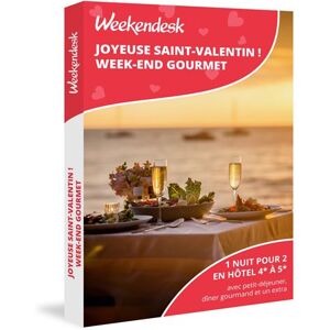 Non communiqué Coffret cadeau Weekendesk - Joyeuse Saint-Valentin ! Week-end gourmet - Publicité