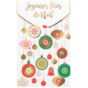 Non communiqué Carte De Vœux Avec Enveloppe - Lot De 8 Cartes Joyeux Fêtes De Noël - Draeger Paris - Publicité