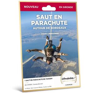 Coffret cadeau Wonderbox Saut en parachute autour de Bordeaux - Publicité