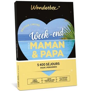 Coffret cadeau Wonderbox Week-end pour maman et papa - Publicité