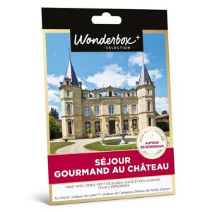 Coffret cadeau Wonderbox Séjour gourmand au château autour de Bordeaux - Publicité