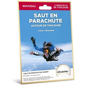 Coffret cadeau Wonderbox Saut en parachute autour de Toulouse - Publicité