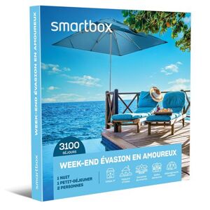 Coffret cadeau SmartBox Week-end évasion en amoureux - Publicité