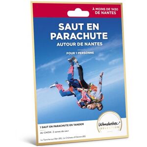 Coffret cadeau Wonderbox Saut en parachute autour de Nantes - Publicité