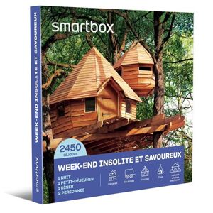 Coffret cadeau SmartBox Week-end insolite et savoureux - Publicité
