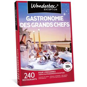 Coffret cadeau Wonderbox Gastronomie des grands Chefs - Publicité