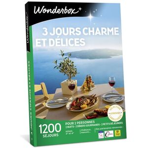 Coffret cadeau Wonderbox 3 jours charme et délices - Publicité