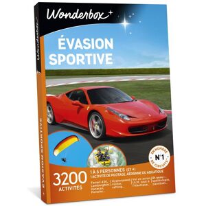 Coffret cadeau Wonderbox Evasion sportive - Publicité