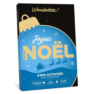 Coffret cadeau Wonderbox Joyeux Noël Pétillant - Publicité
