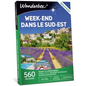 Coffret cadeaux Wonderbox Week-end dans le sud est - Publicité