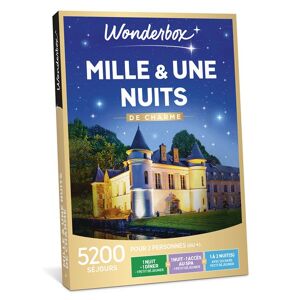 Coffret cadeaux Wonderbox Mille et une nuits de Charme - Publicité